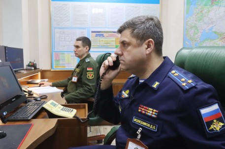 Совместная тренировка дежурных смен Центра кризисного реагирования ОДКБ, пунктов управления оборонных ведомств, министерств по делам гражданской обороны и чрезвычайным ситуациям